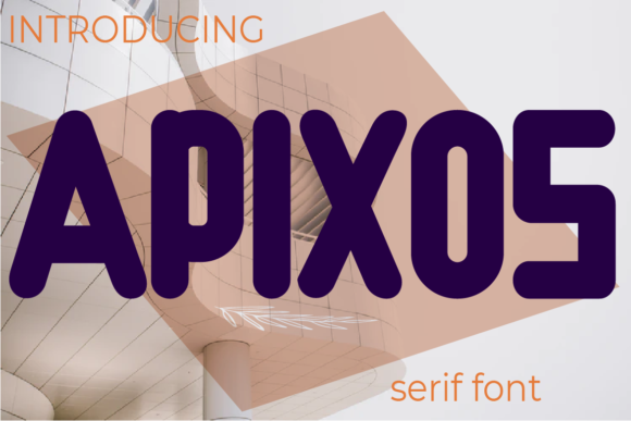 Apixos: A Bold and Thick Display Font for Standout Visuals