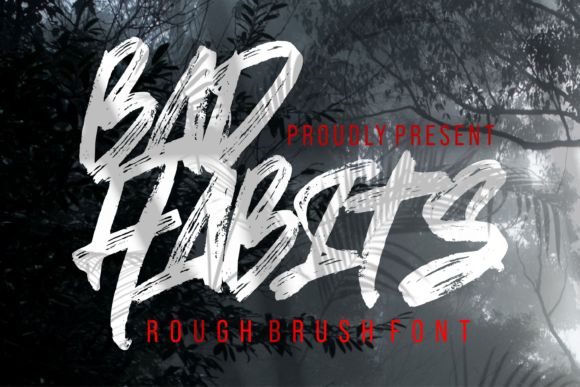 Bad Habits: A Bold Display Font for Eye-Catching Campaigns