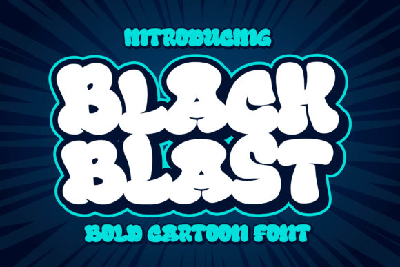 Black Blast: A Bold and Playful Display Font for Web Design