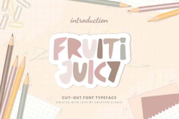Boost Your Campaign with Fruiti Juicy: A Playful Display Font