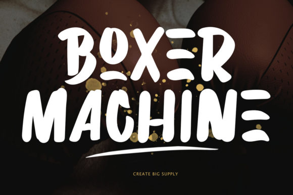 Boxer Machine: A Bold Font for Striking Brand Identity