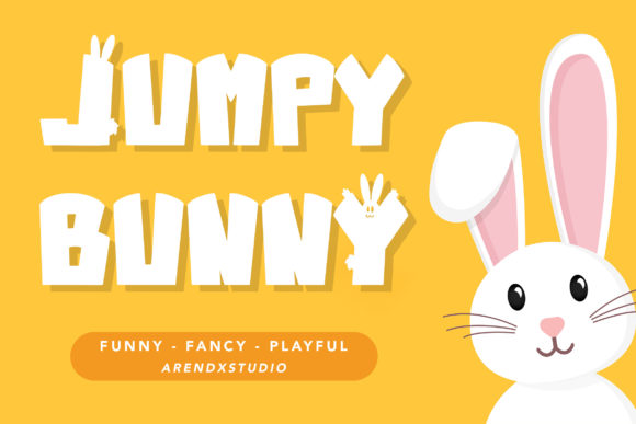 Bringing Playfulness to Branding with Jumpy Bunny Font