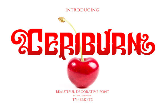 Ceriburn: A Bold Vintage Font for Eye-Catching Campaigns