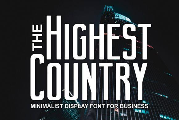 Discover Highest Country: A Versatile Display Font for Web Design