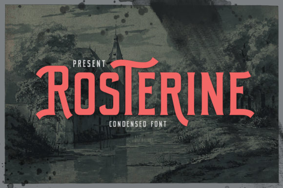 Discover the Charm of Rosterine: A Versatile Display Font