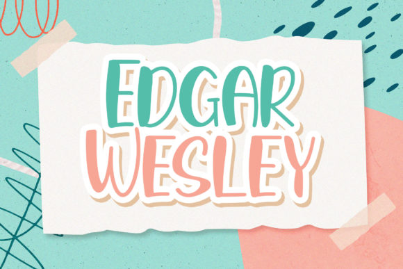 Edgar Wesley: A Bold and Stylish Display Font