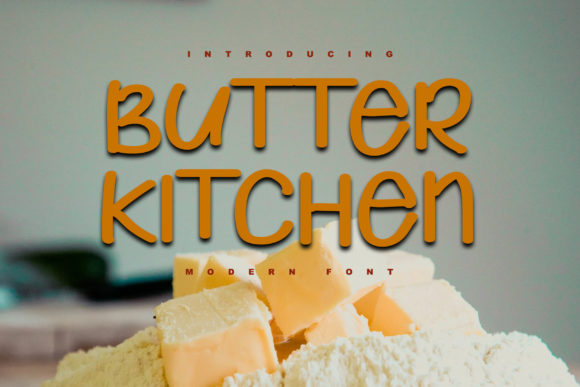 Enhance Your Brand with Butter Kitchen, the Versatile Display Font