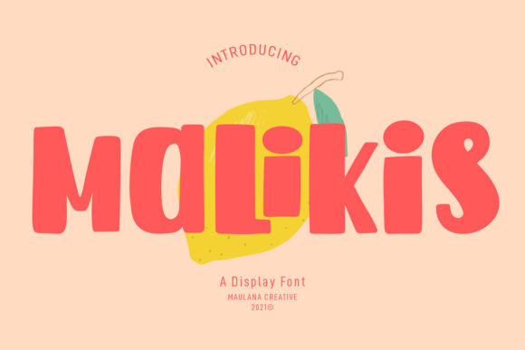 Enhance Your Brand with Malikis: A Bold and Retro Display Font