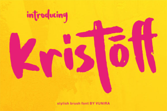 Enhance Your Web Design with Kristoff: A Stylish Display Font