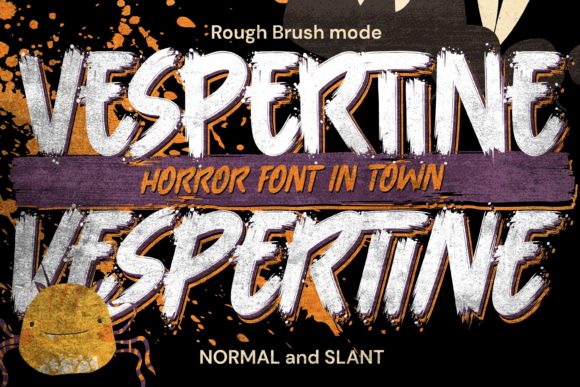 Enhance Your Web Design with Vespertine, a Cool Brushed Display Font