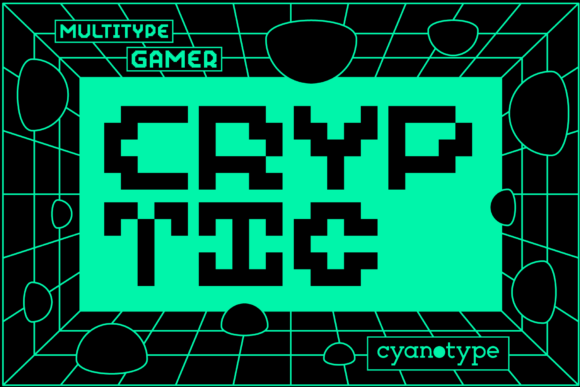 Gamer Cryptic: A Unique Pixel Font for Creative Branding