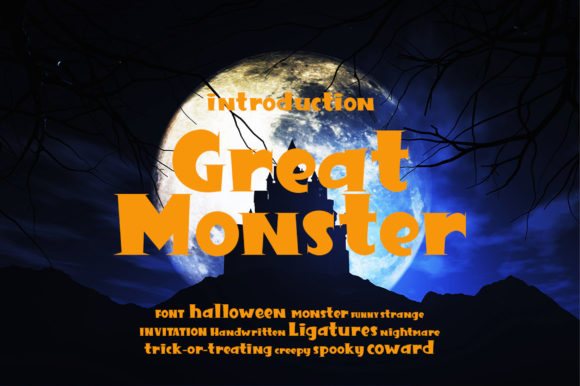 Great Monster: A Bold and Funky Font for Creative Makers