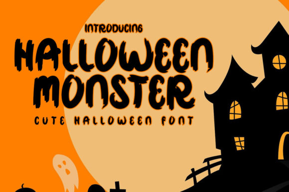 Halloween Monster: A Spooky and Bold Display Typeface