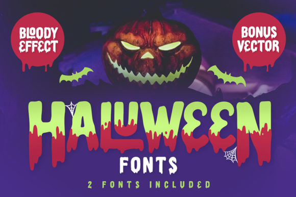 Haluween: A Cool and Creepy Display Font for Editorial Impact
