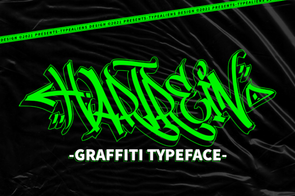 Hartrein: A Graffiti-Styled Display Font for Bold Web Design