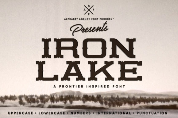 Iron Lake: The Bold Display Font for Eye-Catching Campaigns