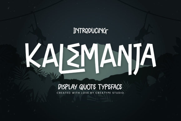 Kalemanja: A Quirky and Fun Display Font for Crafters