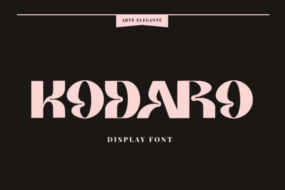 Kodaro: A Bold and Whimsical Display Font for Modern Web Design