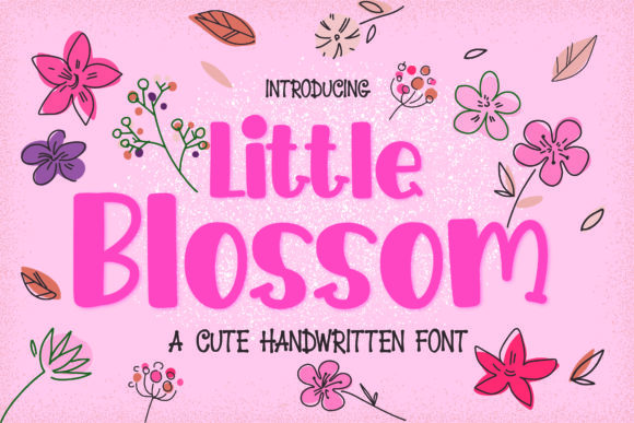 Little Blossom: A Whimsical Display Font for Joyful Branding