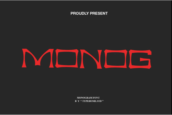 Monog: A Unique Display Font for Polished Branding