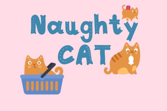 Naughty Cat: A Fun and Playful Display Font for Web Design