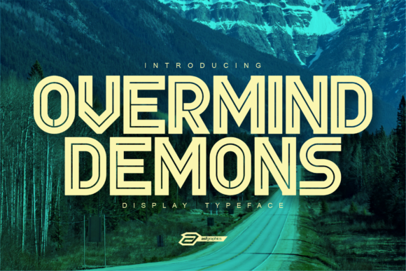 Overmind Demons: A Bold Display Font for Modern Web Design