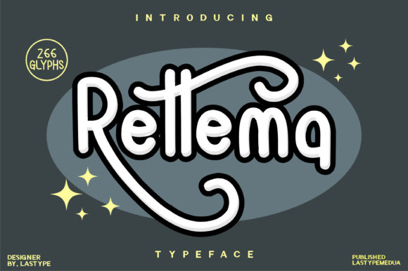Rettema: A Joyful Display Font for Creative Projects