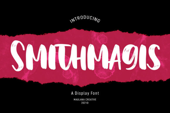 Smithmagis: A Bold Display Font for Modern Web Design
