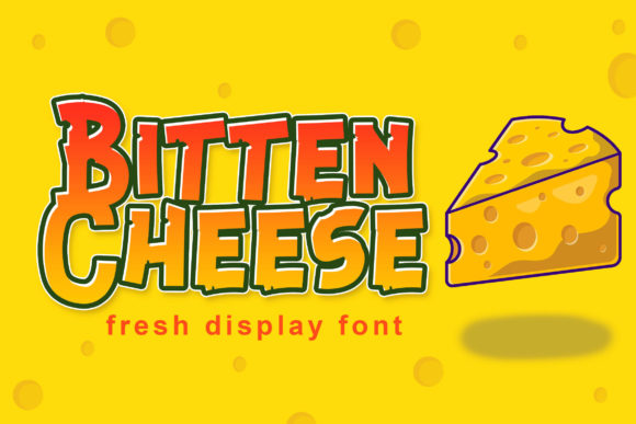 Transform Your Brand with Bitten Cheese Font